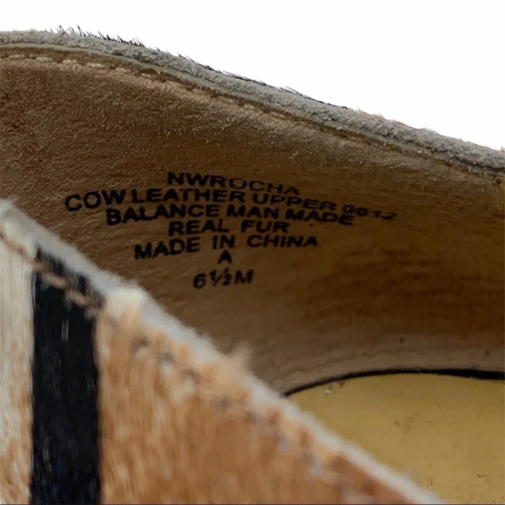 Vintage Nine West Bengal Tiger Heels- Real Fur